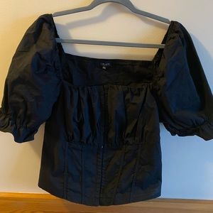 Mendocino Corset Puffed Sleeve Top